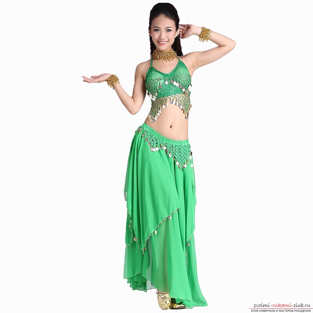 How to make a costume for belly dancing with your own hands. Photos of options .. Photo # 3