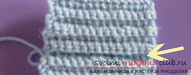 How to make a children's socks with their own hands for beginners - lessons in knitting clothes. Photo №7