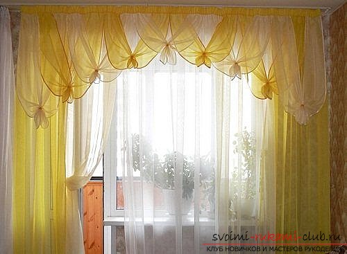 photo examples of curtains of lambreken for the kitchen. Photo №4