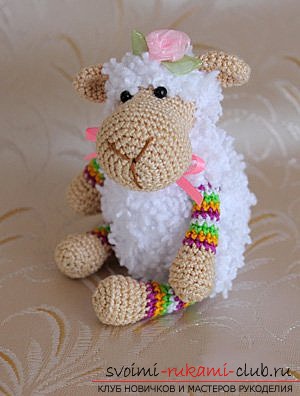 We knit a sheep with our own hands. Photo №13