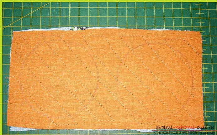 Sewing a pencil case using the Japanese patchwork technique. Photo number 17