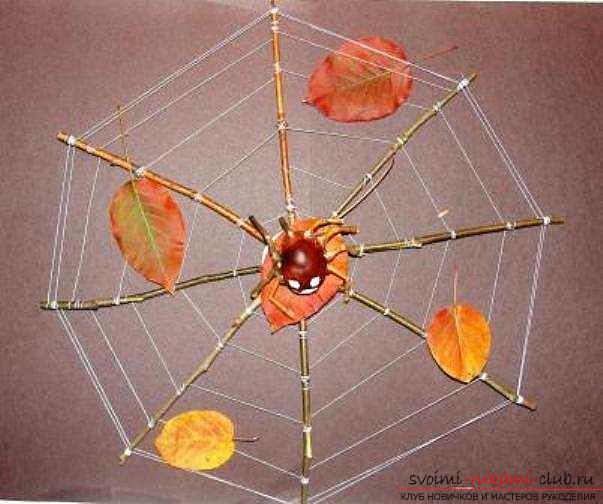 Zajímavé nápady pro vytváření podzimních řemesel pro školy s vlastními rukama. Foto č.1