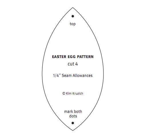 Pattern for the Easter Textile Egg