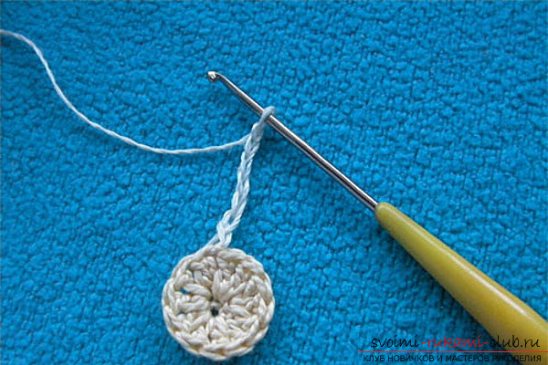 knitting the original crochet flowers for beginners. Photo №5