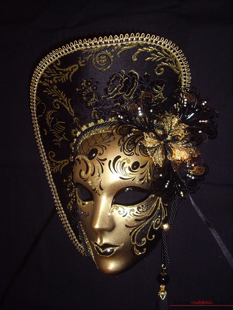 We make masks for New Year's holidays with our own hands. Variants of the mask .. Photo №1
