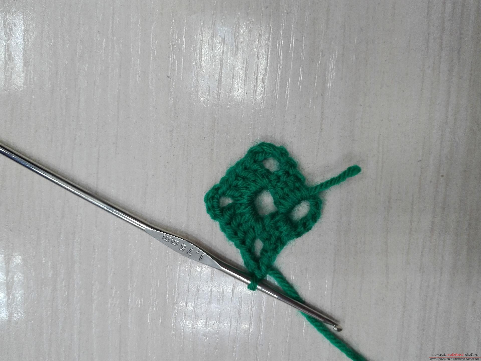 This master class on knitting is designed by the lover - he will teach how to tie the heart crochet. Photo №4