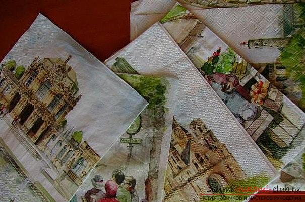 Beautiful decoupage of the picture with your own hands - lessons and photographs of works. Photo # 2