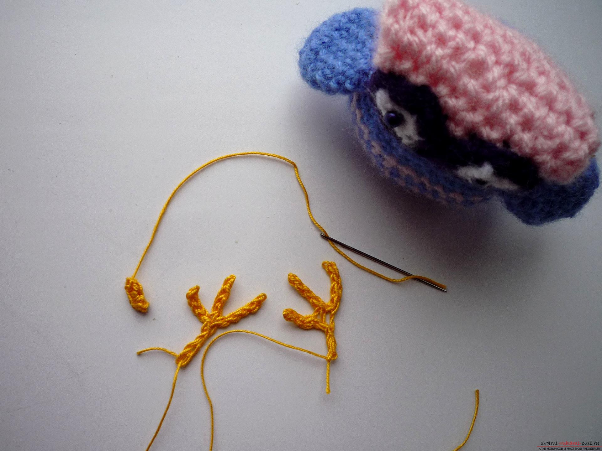 A detailed master-class will teach how to crochet a toy - an amenity in the amigurumi style. Photo Number 14
