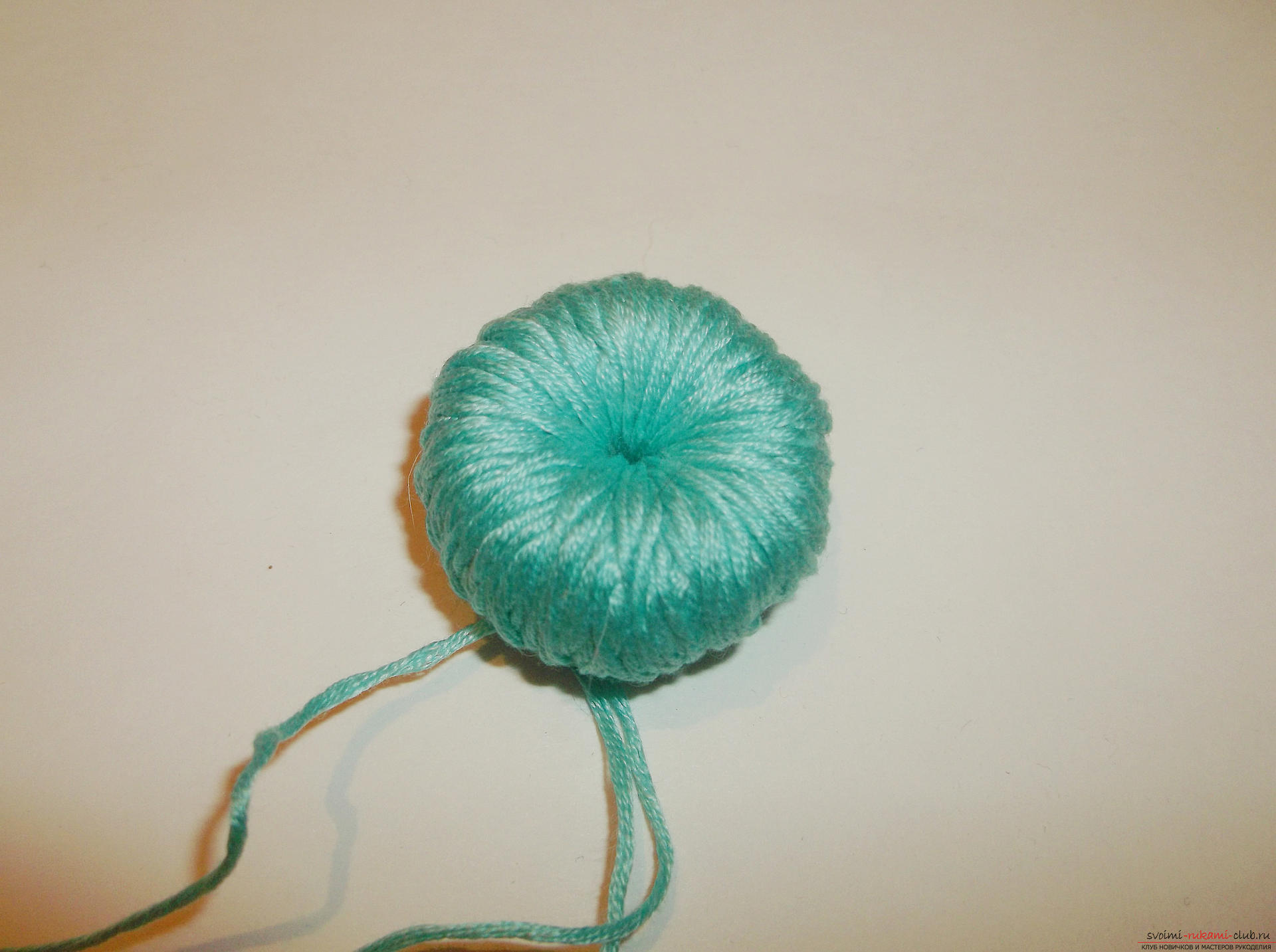 A lesson on crochet crochet lilac poppy. Photo Number 9