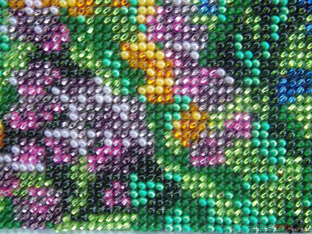 How to sew by linear embroidery. Tips for embroidering beads with your own hands .. Photo # 1
