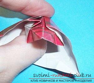 Gratis masterclasses voor het maken van modulaire origami-ballen, stapsgewijze foto's en een beschrijving .. Foto # 27