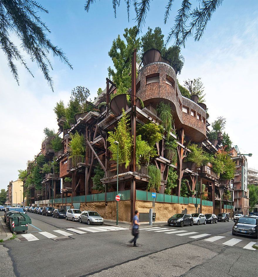 еко будинок 25 green в Турині, Італія