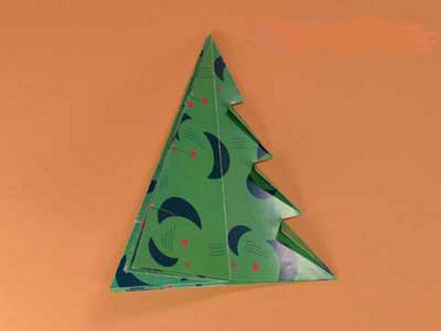 Pomul de Crăciun - origami-8