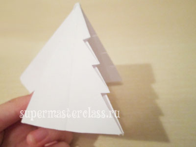 How to make a Christmas tree from paper with your own hands