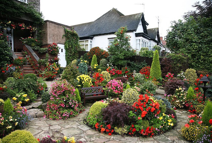 A flower garden is required for an English home