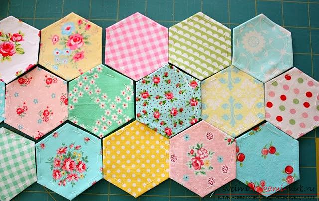 Sewing decorative patchwork in patchwork style. Photo №6