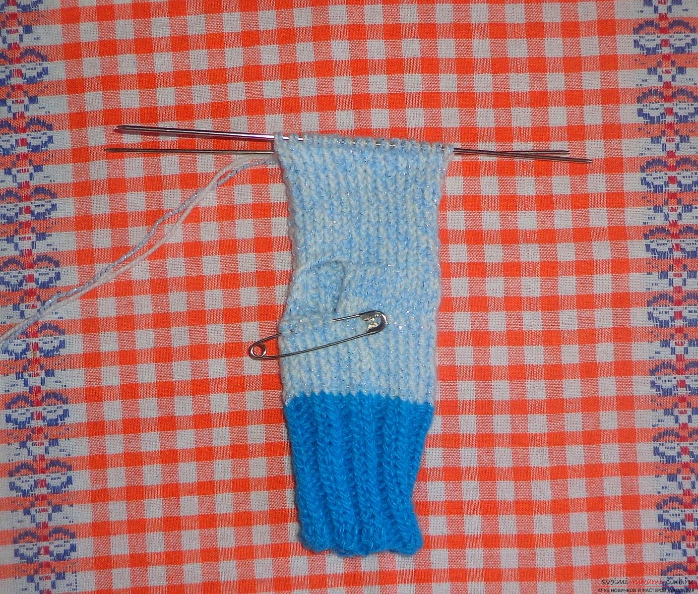 Fotografie k lekci pletení na rukavicích 