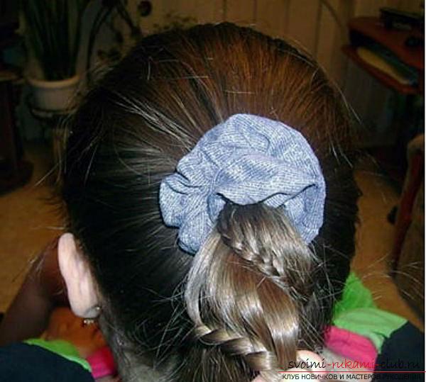 Hairstyles from pigtails for girls for every day. Picture №3