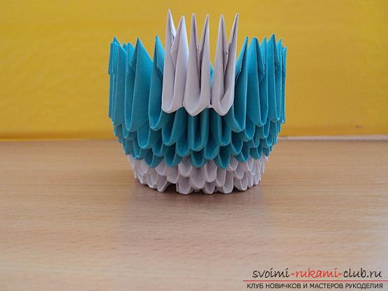 Origami oudejaars grootvader frost - hoe maak je zelf sieraden? Foto №6