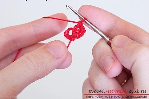 How to crochet flowers with a crochet, tips and master classes with a photo .. Photo # 8