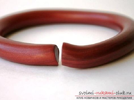 How to create a bracelet of polymer clay with your own hands, master class with a photo .. Photo # 3