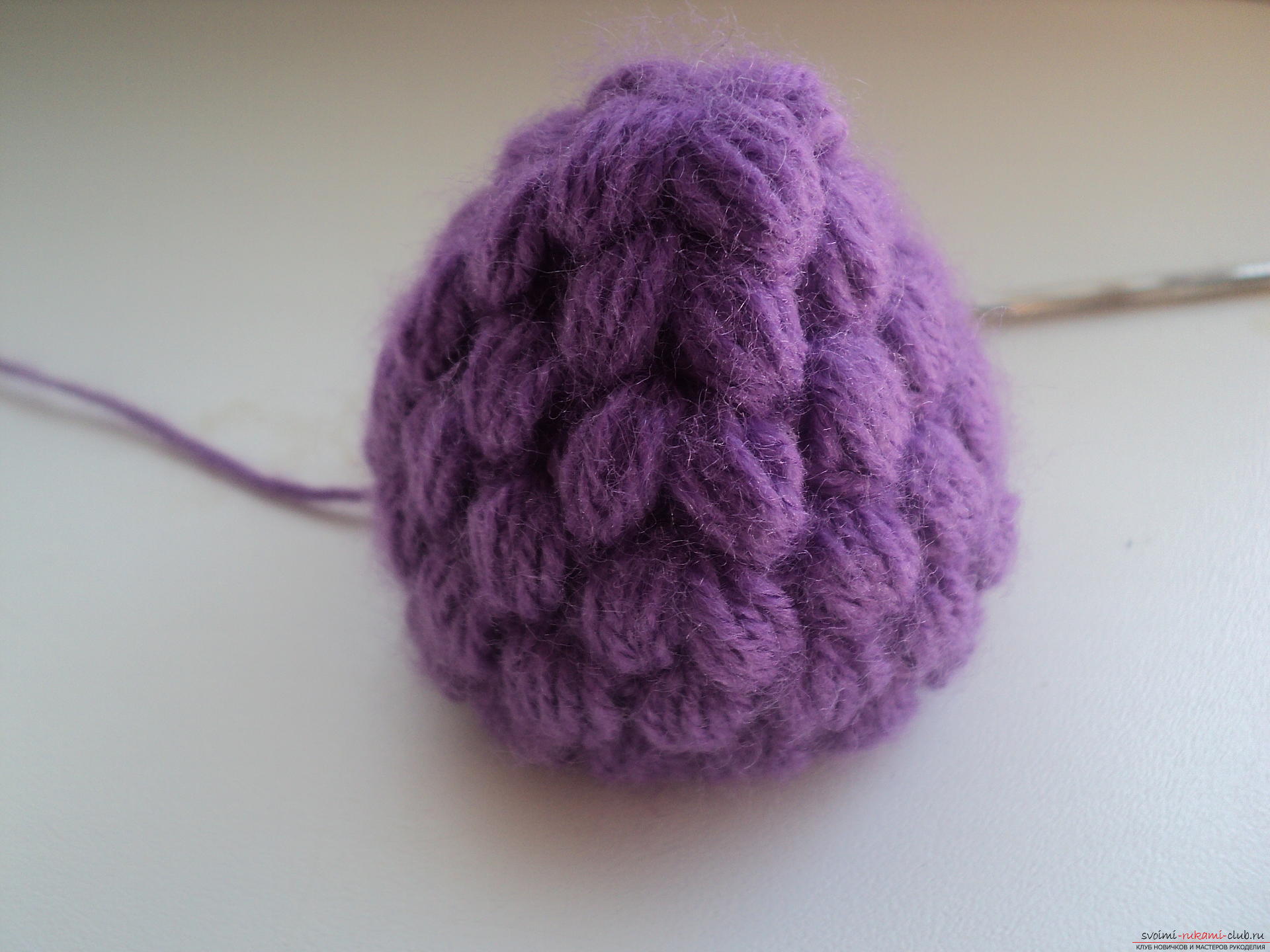 This detailed master-class contains a crochet lesson and will teach you how to bind berries by yourself. Photo # 8