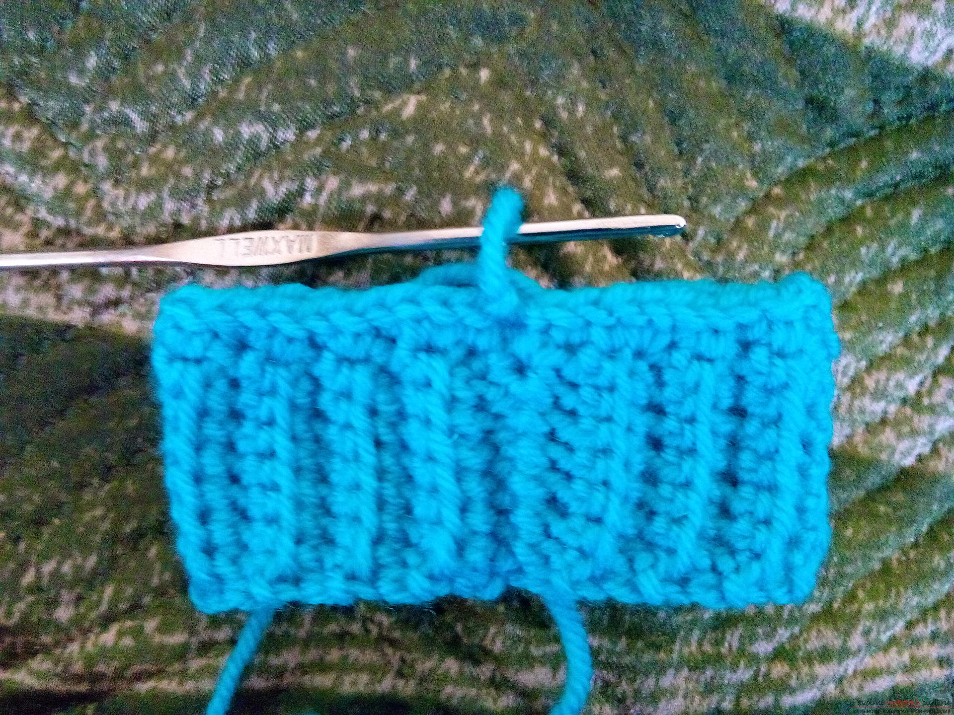 A lesson on knitting a baby coat with your own hands, photo and description of steps. Picture №10