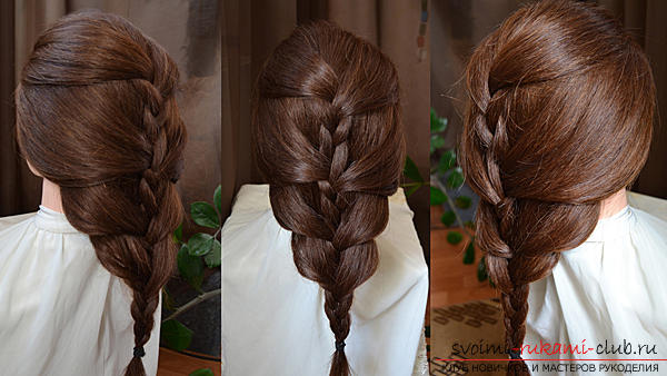 We learn to make beautiful and light hairstyles for medium length hair. Photo №8