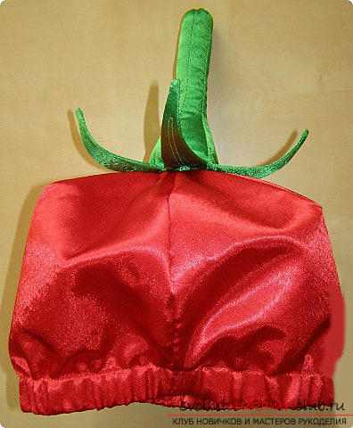 Create a tomato costume for your child with your own hands. Photo №5