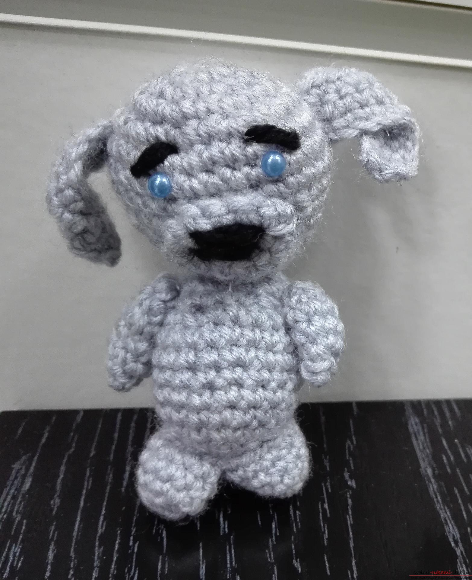 This detailed master-class will tell you how to tie a dog crochet and how to knit an amigurumi .. Photo # 1