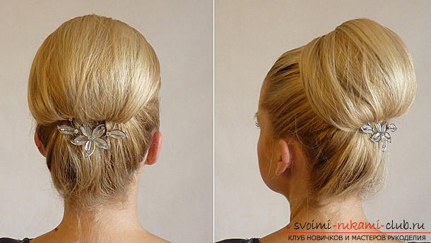 We learn to make beautiful and light hairstyles for medium length hair. Photo №1