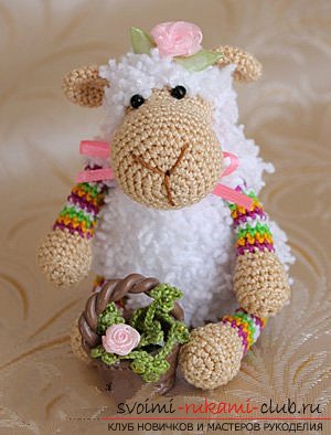 We knit a sheep with our own hands. Photo №1