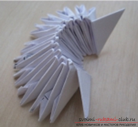 modular origami snowman. Photo №6