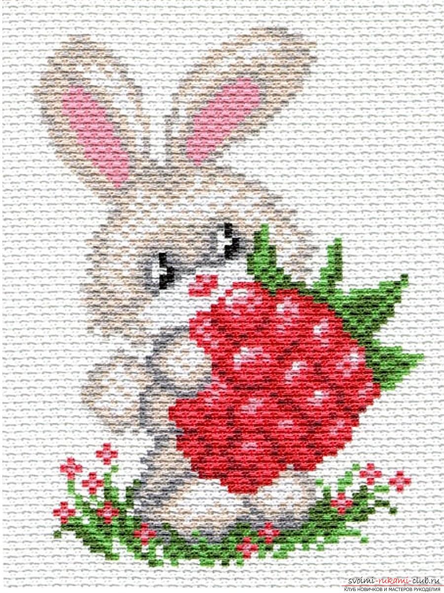 Children's cross-stitch embroidery. Photo №6