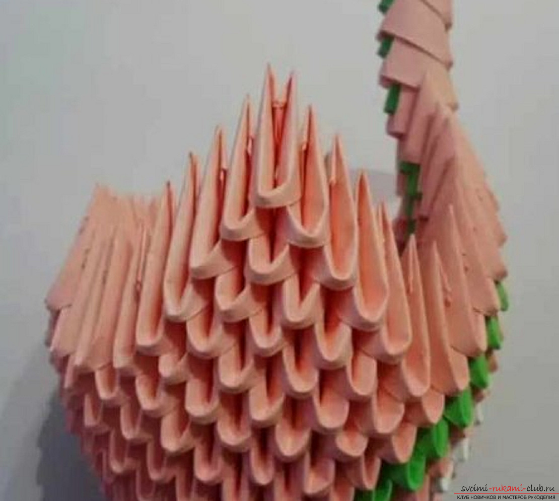 modular origami peacock. Photo №28