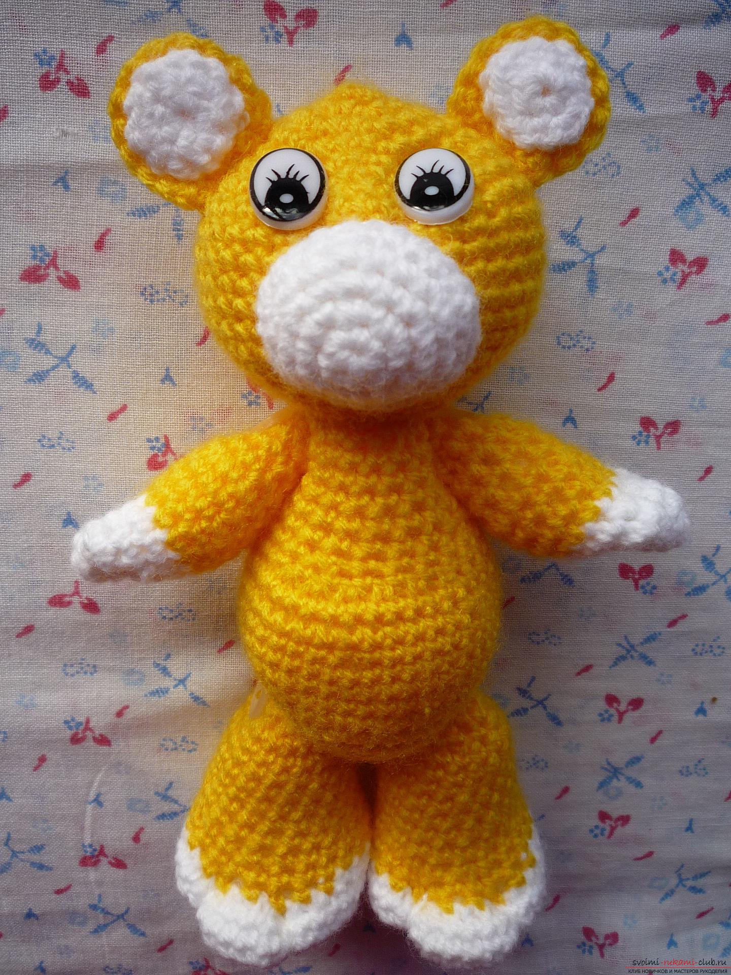This master class of soft toys will teach crochet teddy bear Amigurumi. Photo №28