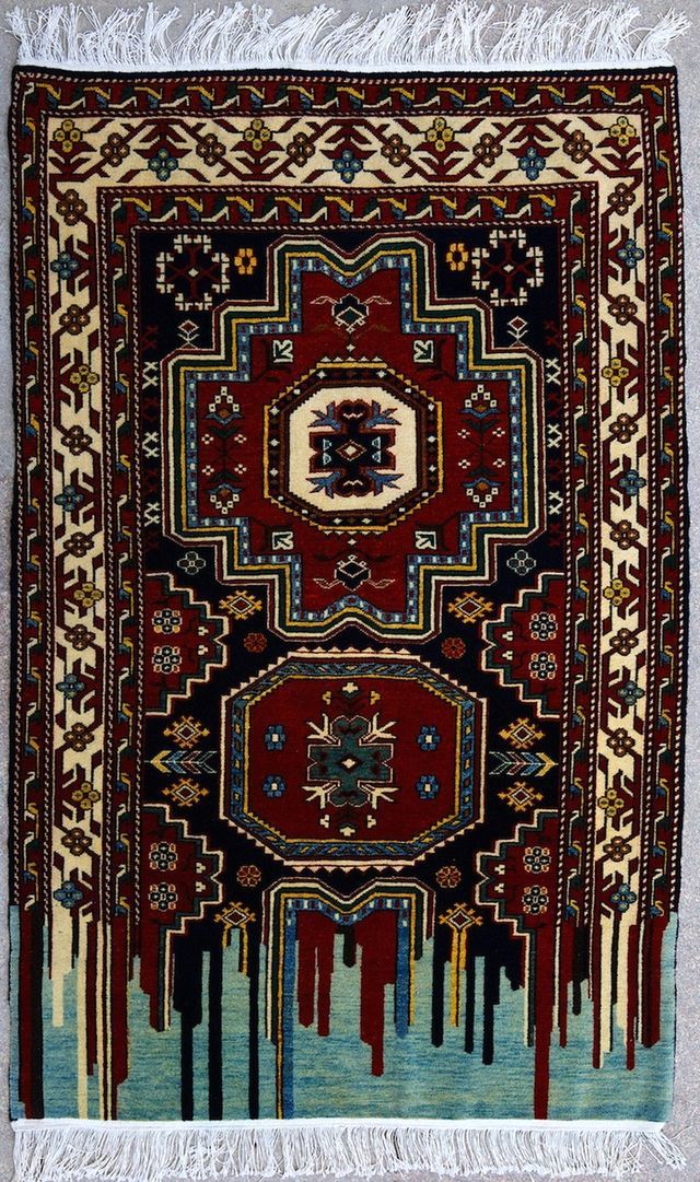 non-traditional design of carpets Faig Ahmed