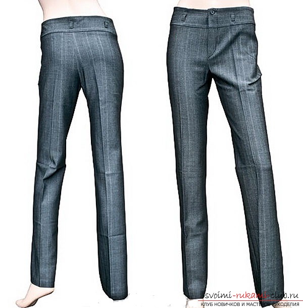 photo-hints for the trousers pattern. Photo №1
