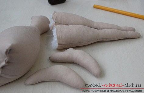 A new version of the doll Tilda in a summer dress with her own hands - a master class pattern. Picture №3