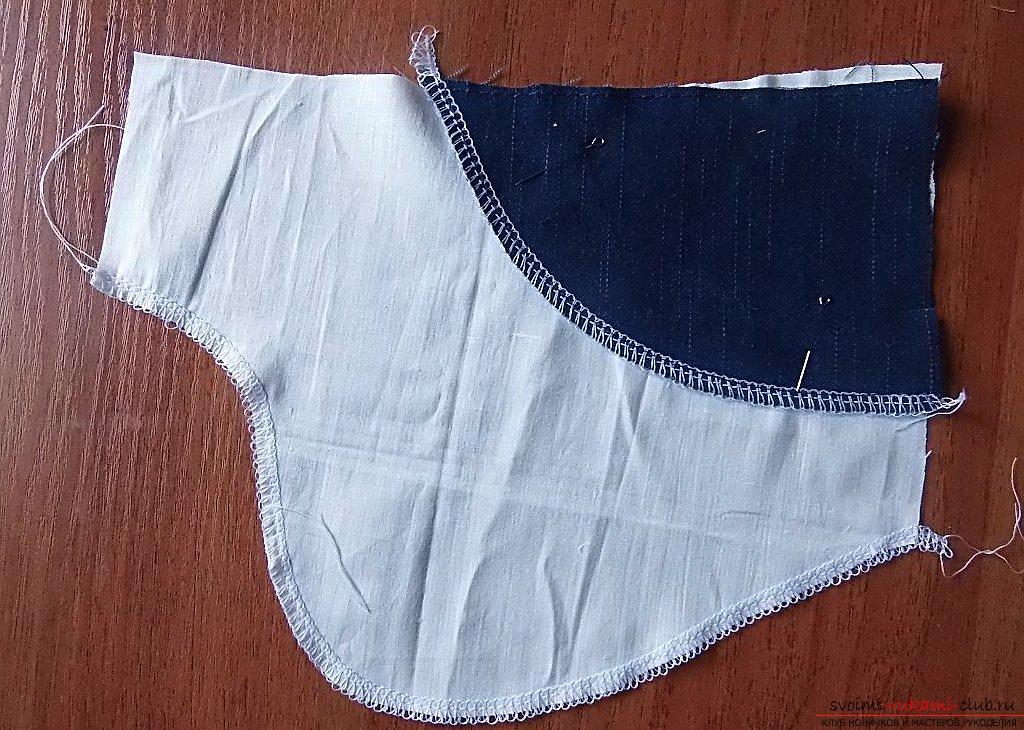 Sewing jeans shorts. Photo number 20