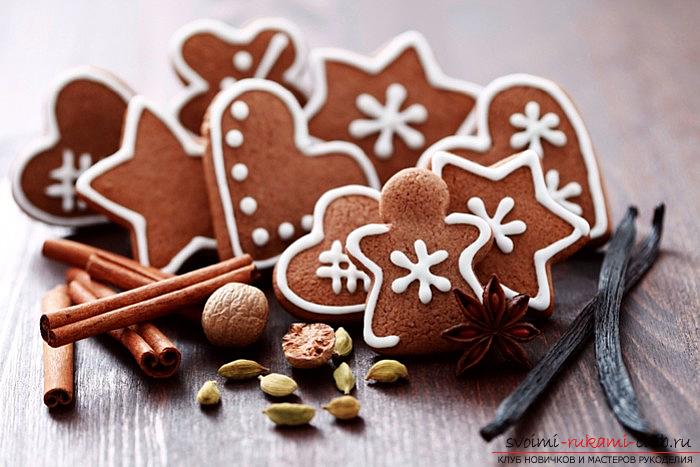 How to make delicious and beautiful New Year cookies, recipe, step-by-step photos and description of the process. Photo №7