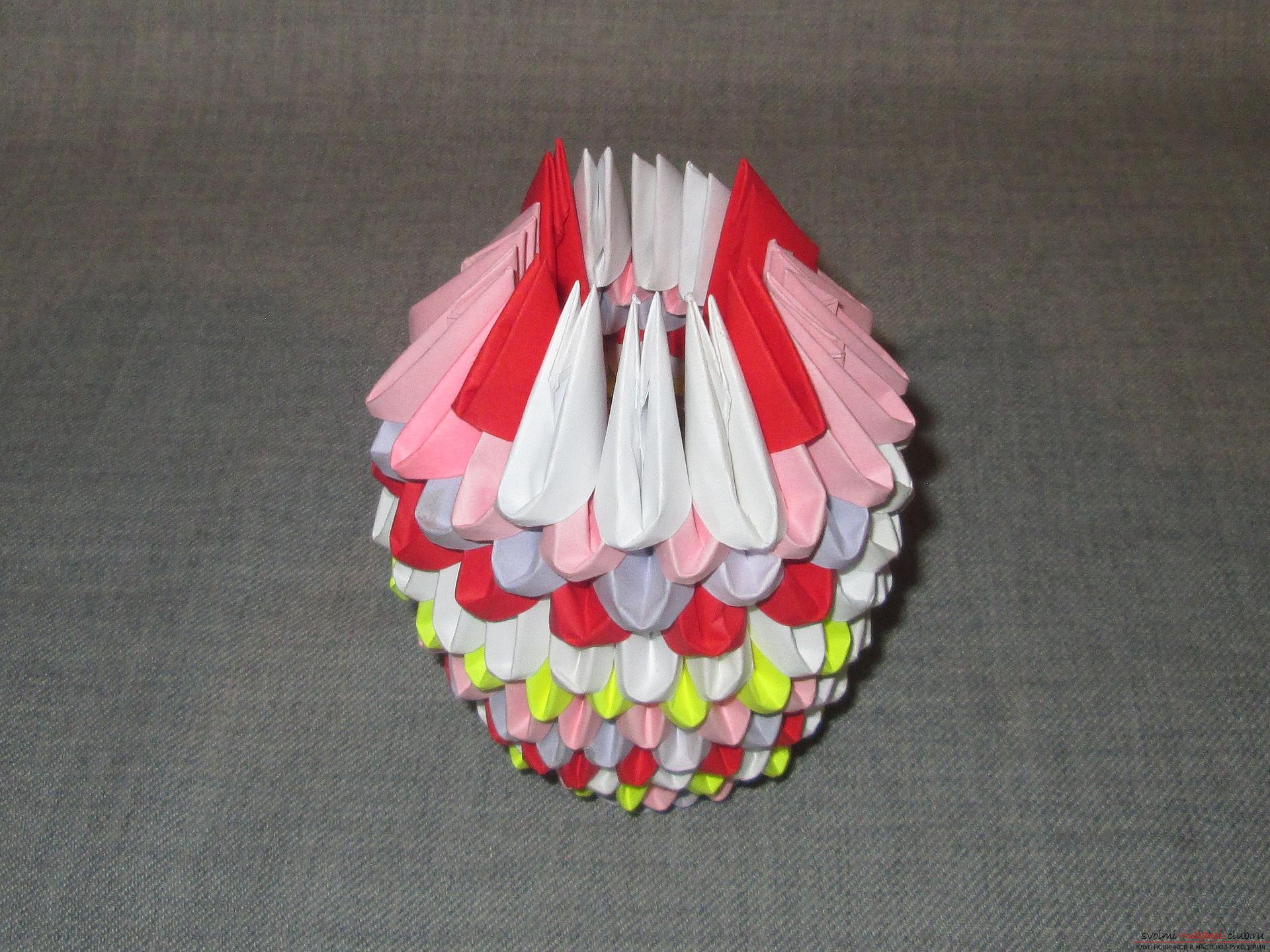Als je wilt leren hoe je modulaire origami maakt, bekijk dan onze masterclass. Foto # 25