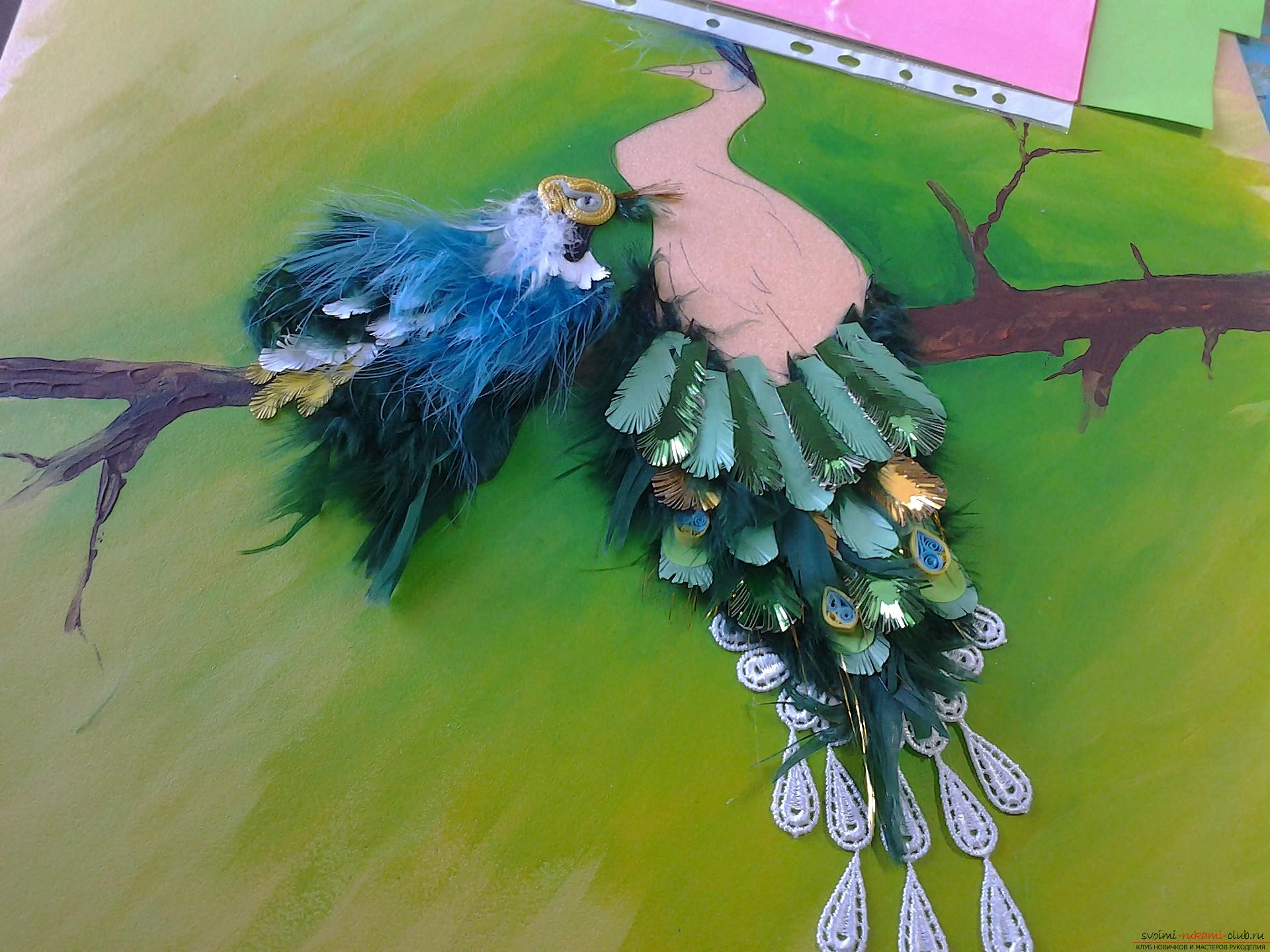 Original painting: birds on a branch. Picture №3