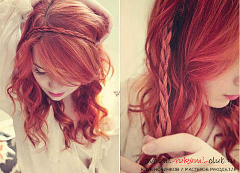 Make a beautiful everyday hairstyle with your own hands for medium-length hair. Photo number 12