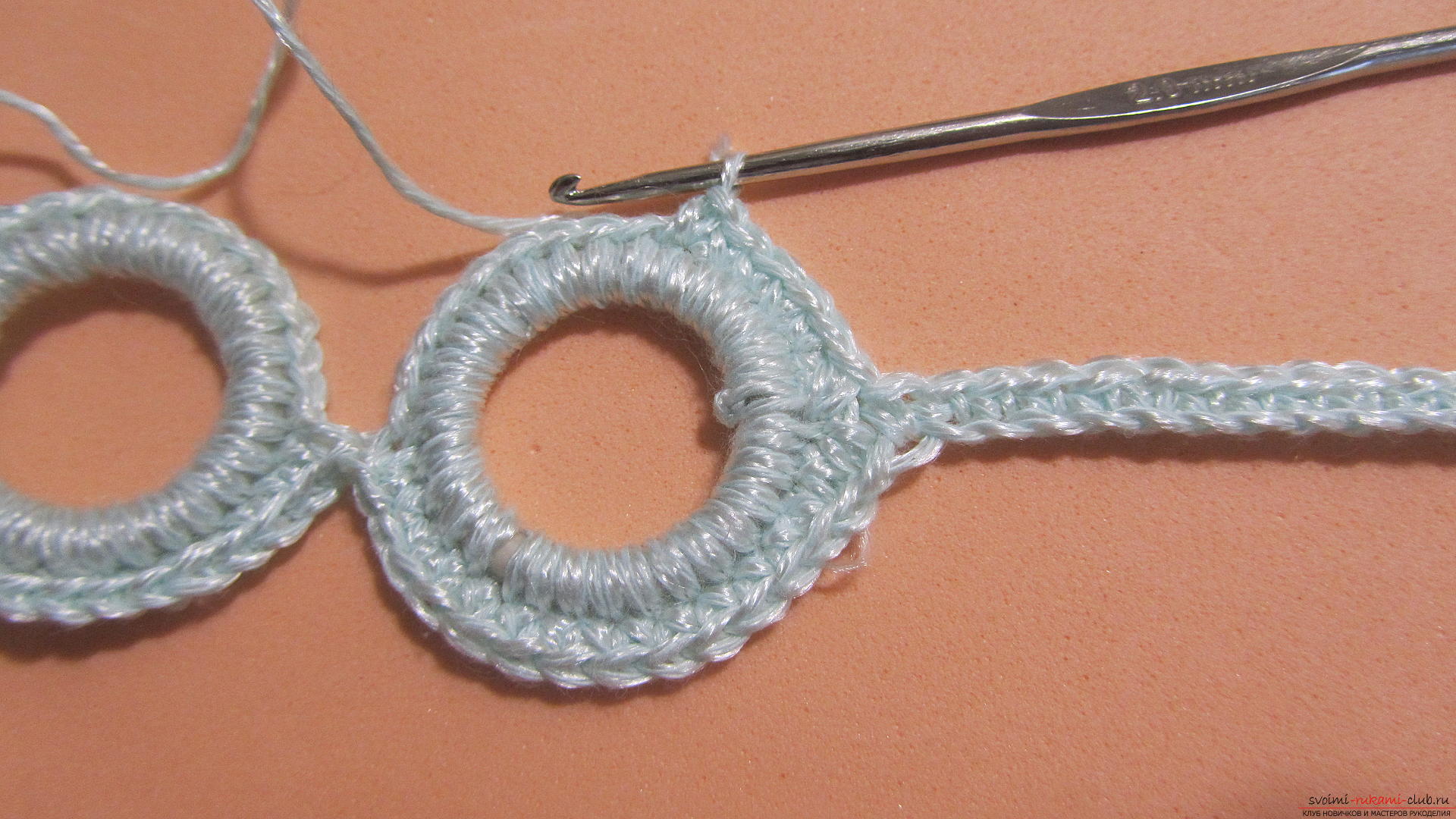 This master class will teach you how to make jewelry yourself, a homemade necklace can be crocheted. Picture №31