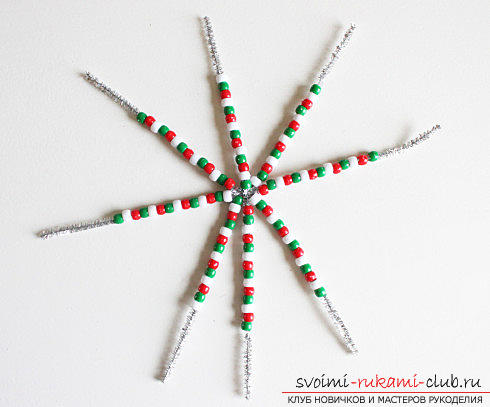 Master classes on weaving various Christmas decorations, photos, charts, description. Photo №4