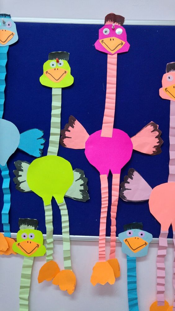 Фото идейни идеи за детски занаяти, изработени от хартиени листа от импровизирани материали със собствени ръце за домашно училище и детска градина