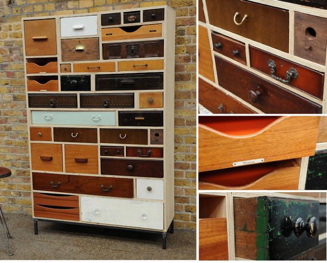 wardrobe of old boxes with your own hands, Rupert Blanchard