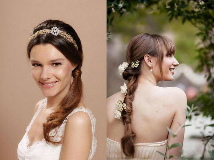 Greek hairstyle for long hair. Photo # 2