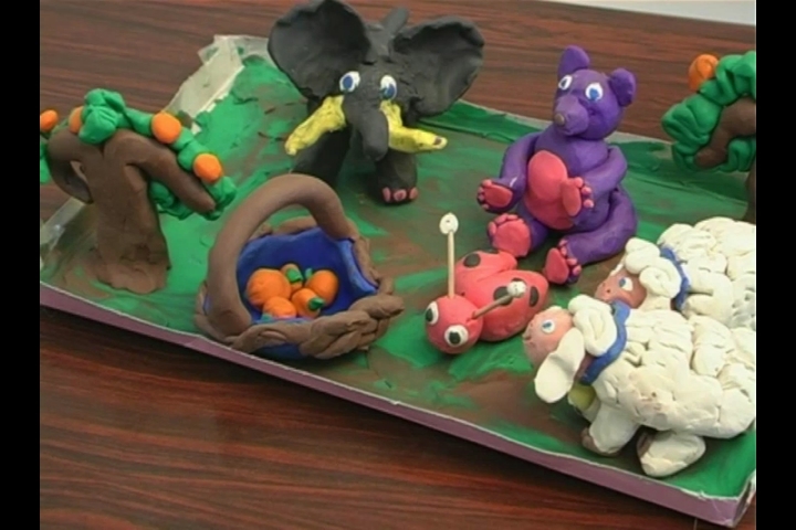Ideas for modeling with children from plasticine